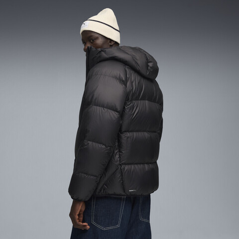 puma彪马2025男子男子-Hooded Down Puffer Jacket-黑色厚羽绒服-短69107801