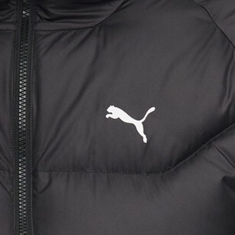 puma彪马2025男子男子-Hooded Down Puffer Jacket-黑色厚羽绒服-短69107801