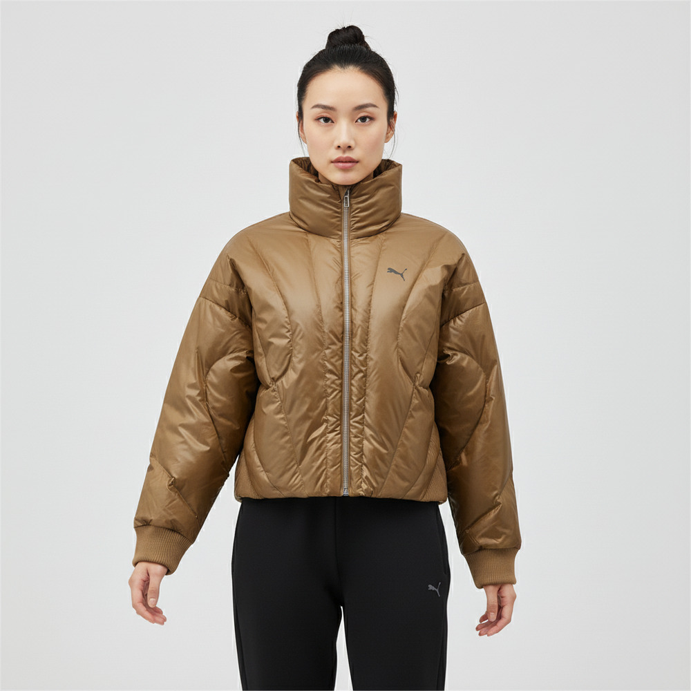 puma彪马2025女子女子-Dare to Down Jacket-巧克力豆厚羽绒服-短63550393