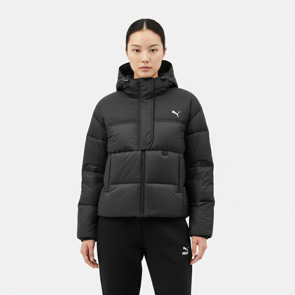 puma彪马2025女子女子-Women's Training Down Puffy Jacket-黑色厚羽绒服-短52870501