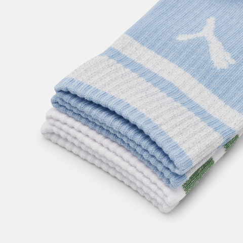 puma彪马2025女子女子-Puma U L.Quarter 2P-白色-蓝色短袜94742604