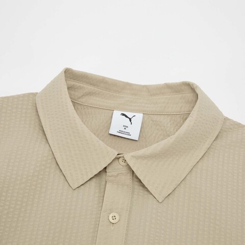 puma彪马2025男子男子-ALL IN GOOD TIME SS SHIRT-米白色短袖衬衫63479491