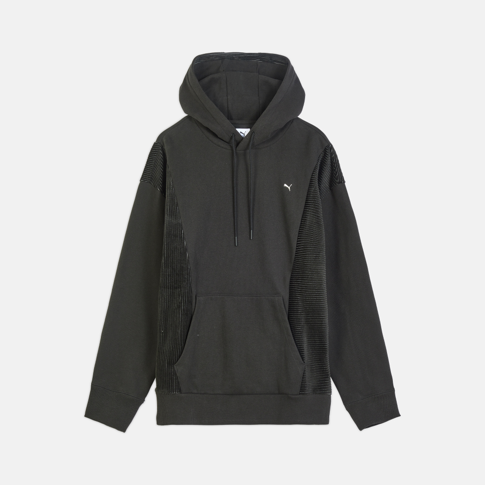 puma彪马2025中性中性-PLUSHVILLE Hoodie-黑色针织连帽卫衣63348901