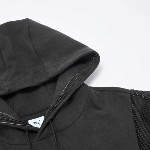puma彪马2025中性中性-PLUSHVILLE Hoodie-黑色针织连帽卫衣63348901