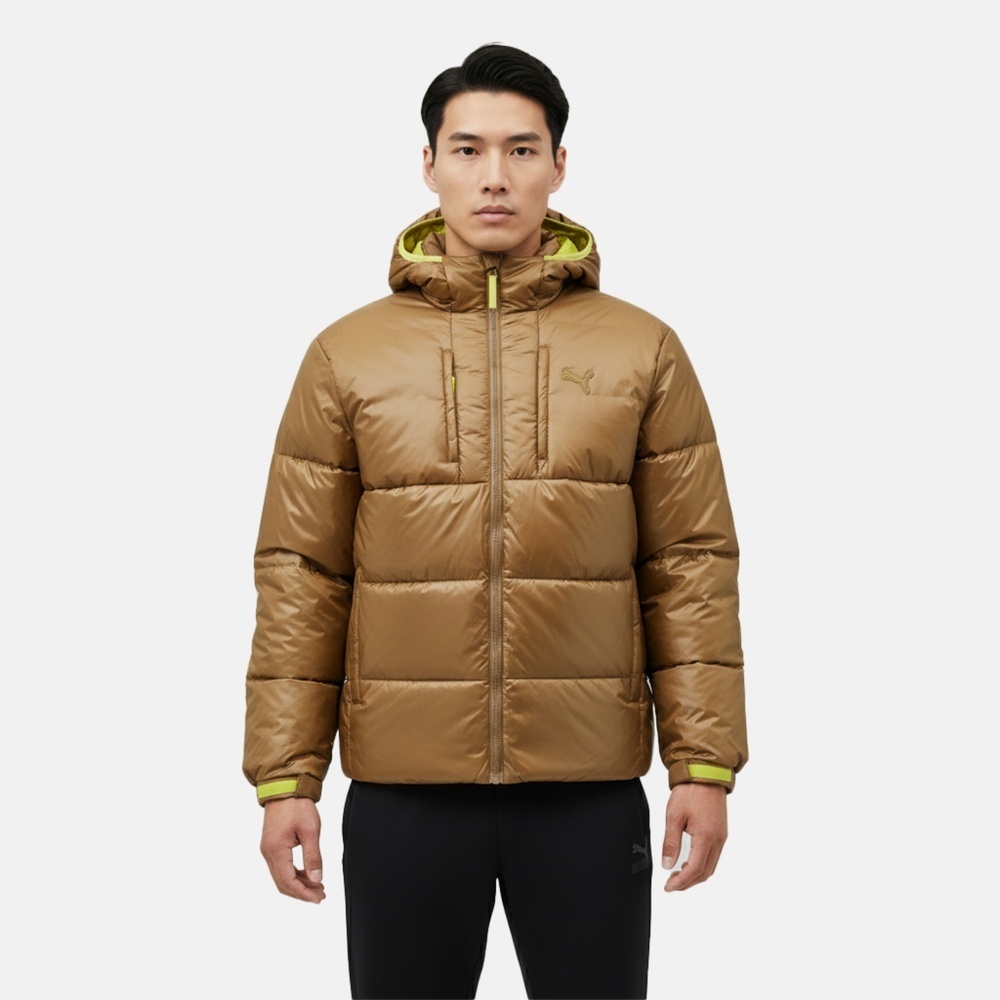 puma彪马2025男子男子-CASUAL OUTDOORIST Puffer Jacket-巧克力豆厚棉服63573069