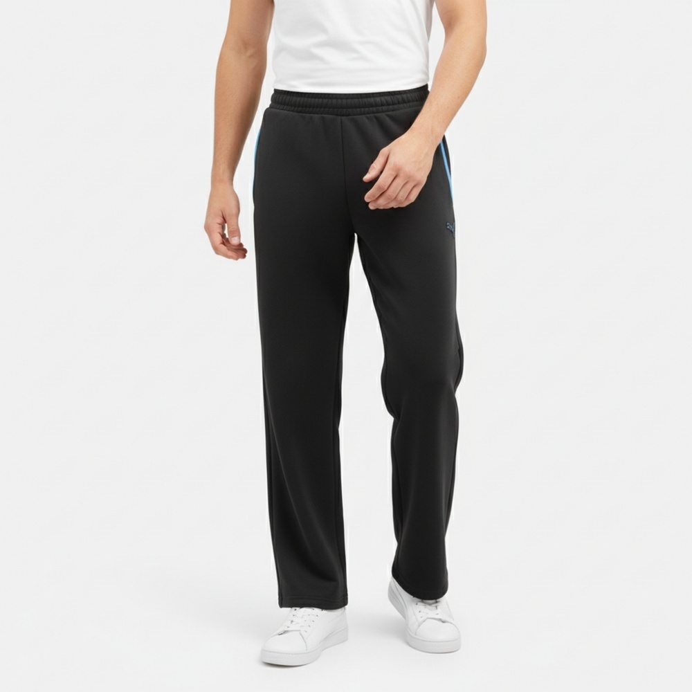 puma彪马2025男子男子-CASUAL OUTDOORIST Relaxed Pants FL-黑色针织长裤63572801