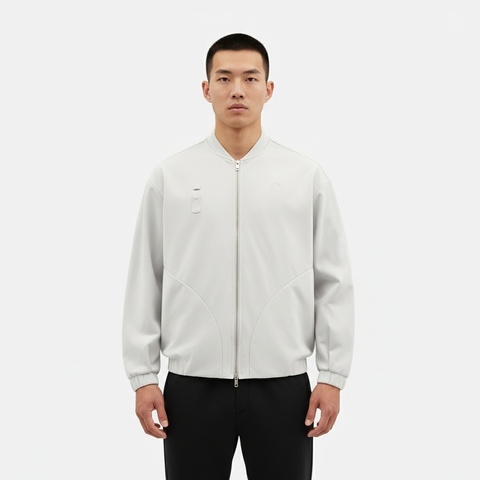 puma彪马2025中性中性-GR-XPRMNT Knit Jacket-灰色针织无帽外套63347661