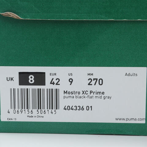 puma彪马2025中性中性-Mostro XC Prime-黑色-浅灰色MOSTRO40433601