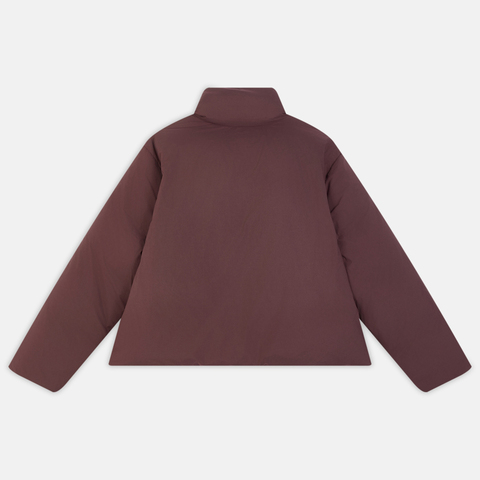 puma彪马2025女子女子-T7 RELAXED DOWN JACKET-酒红色厚羽绒服-短63428396