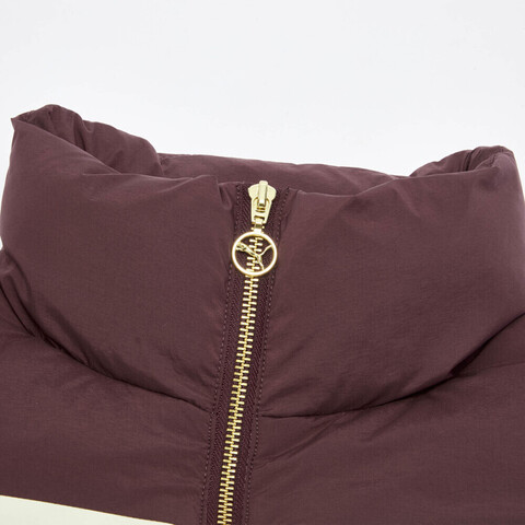 puma彪马2025女子女子-T7 RELAXED DOWN JACKET-酒红色厚羽绒服-短63428396