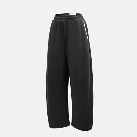 puma彪马2025女子女子-CASUAL OUTDOORIST Relaxed Pants FL W-黑色针织长裤63572901