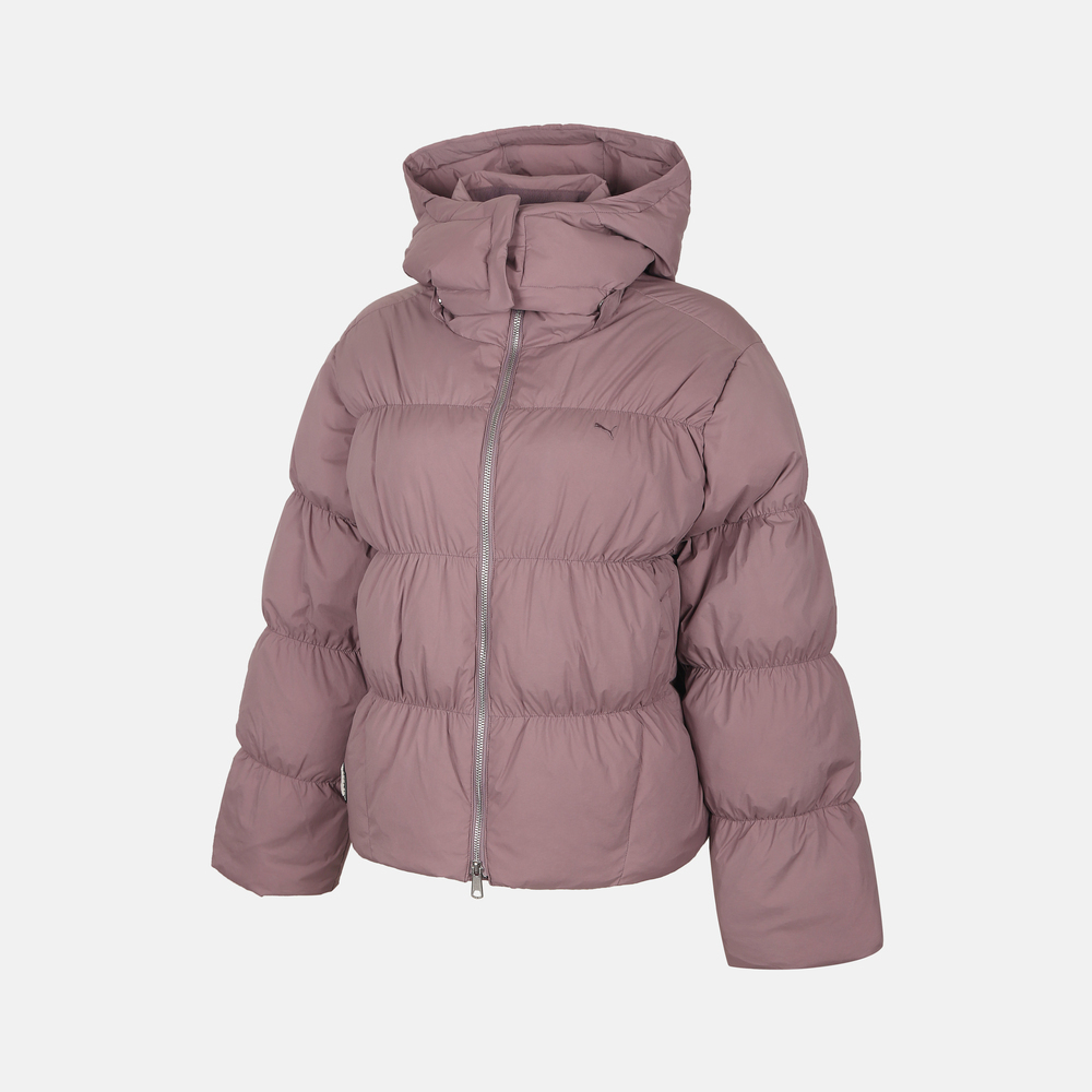 puma彪马2025女子女子-HAUS OF CLASSICS Down Puffer Jacket W-深紫色厚羽绒服-短63351264