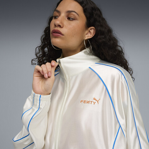 puma彪马2025中性中性-PUMA X FENTY T7 Piping Track Jacket-暖白针织连帽外套63362687