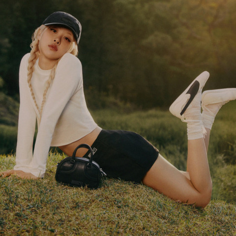 puma彪马2025中性中性-PUMA x ROSÉ Dad Cap-黑色弯沿帽02668201