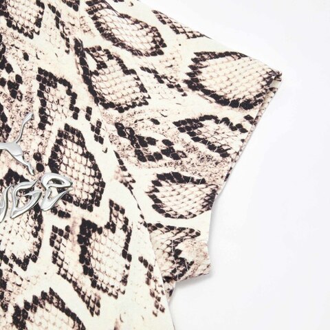 puma彪马2025女子女子-PUMA X A$AP ROCKY Snakeskin Futbol Dress-米白色-全印花无袖连衣裙63341636