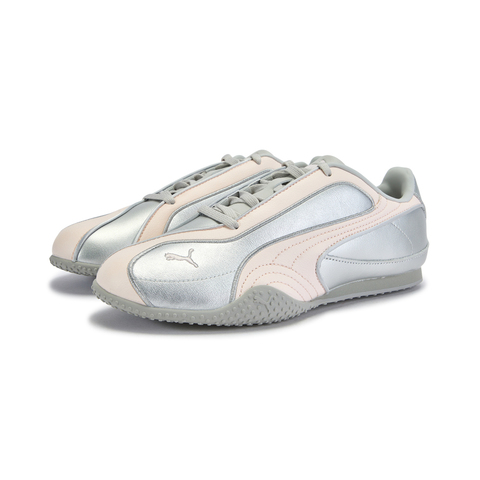 puma彪马2025中性中性-Bella V2 Leather-银色-粉色-浅灰Bella40404303