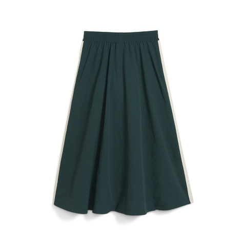 puma彪马2025女子女子-T7 Woven Midi Skirt-淡绿梭织长裙63406475