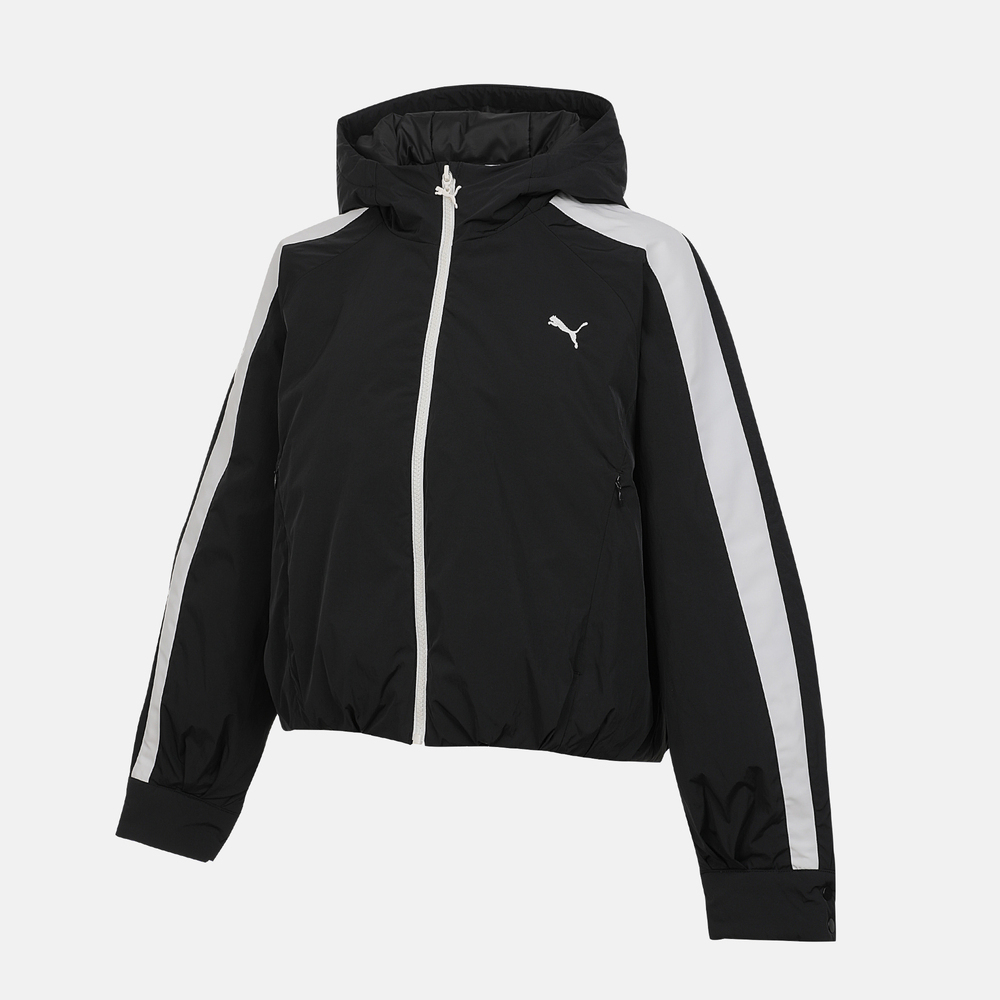 puma彪马2025女子女子-T7 Woven JKT W-黑色薄棉服63744101