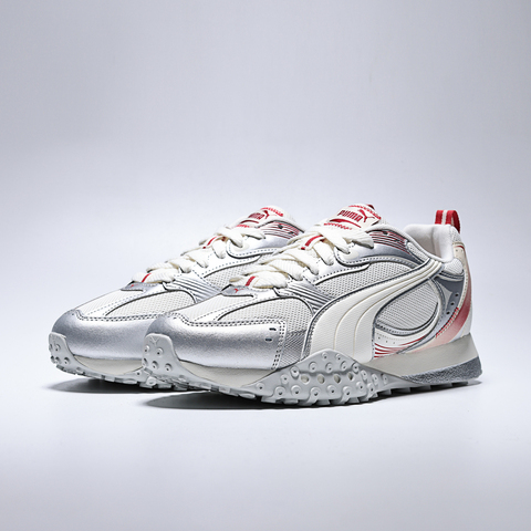 puma彪马2026中性中性-Blktop Rider V2 Metallic-暖白-银色-红色Blktop40710801