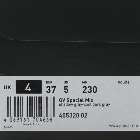 puma彪马2026中性中性-GV Special Mix-迷雾灰-深灰色黑标鞋40532002