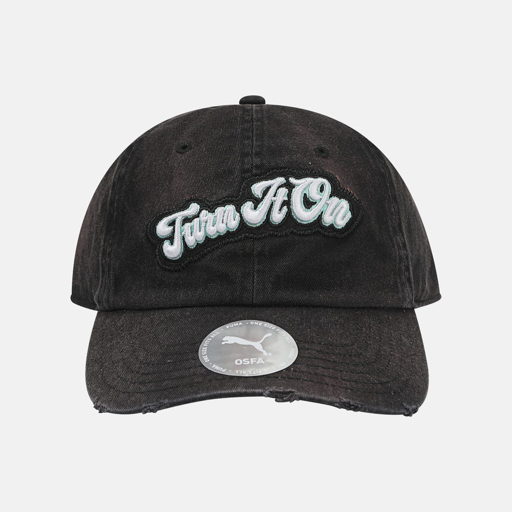 puma彪马2026中性中性-VINTAGE HEAVY DISTRESSED-黑色弯沿帽02684301