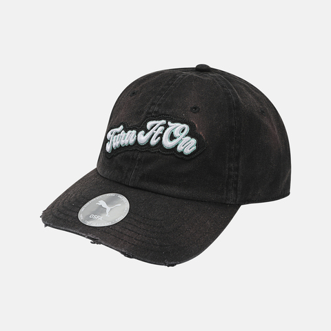 puma彪马2026中性中性-VINTAGE HEAVY DISTRESSED-黑色弯沿帽02684301