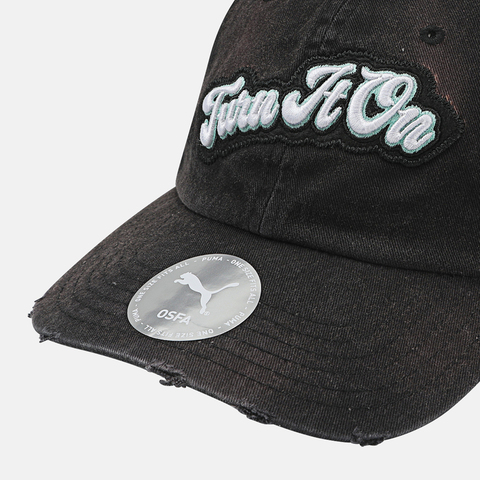 puma彪马2026中性中性-VINTAGE HEAVY DISTRESSED-黑色弯沿帽02684301