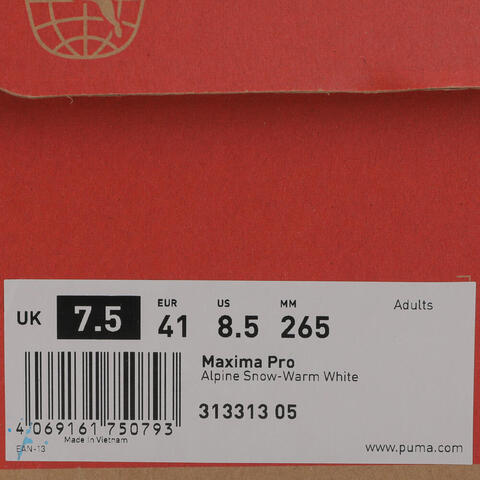 puma彪马2026中性中性-Maxima Pro-雪白色-暖白跑步其他系列31331305