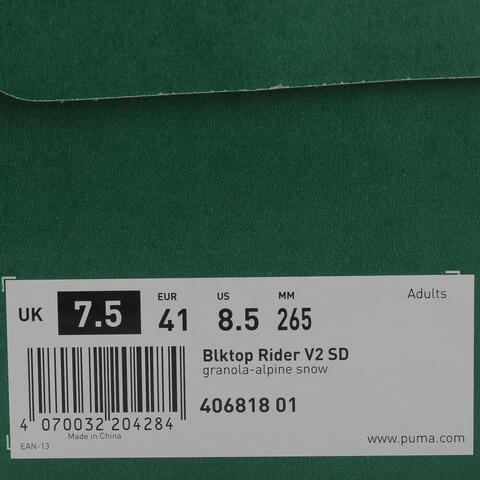puma彪马2026中性中性-Blktop Rider V2 SD-燕麦色-雪白色Blktop40681801