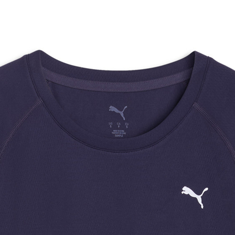 puma彪马2026女子女子-W RUN VELOCITY LONG SLEEV-深蓝色针织无领长T52727664