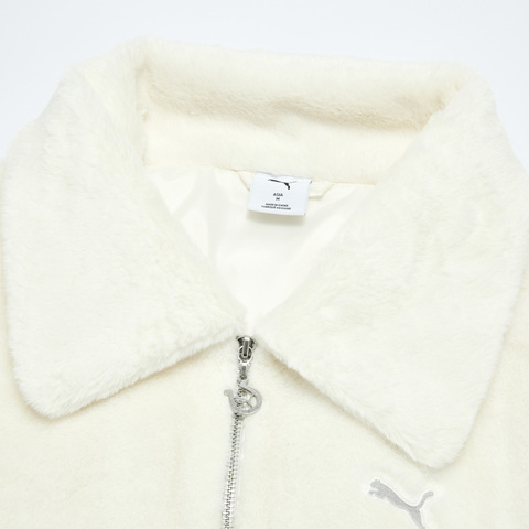 puma彪马2026女子女子-RACE AHEAD FUR JKT W-米白色人造毛绒外套63617291