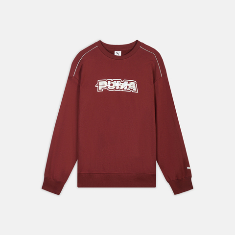 puma彪马2026中性中性-RACE AHEAD CREW TERRY-大红色针织无帽卫衣63603328