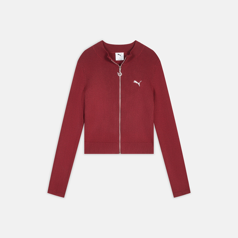 puma彪马2026女子女子-RACE AHEAD SWEATER W-红色毛线开衫63617327