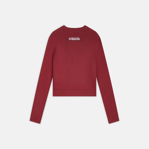 puma彪马2026女子女子-RACE AHEAD SWEATER W-红色毛线开衫63617327