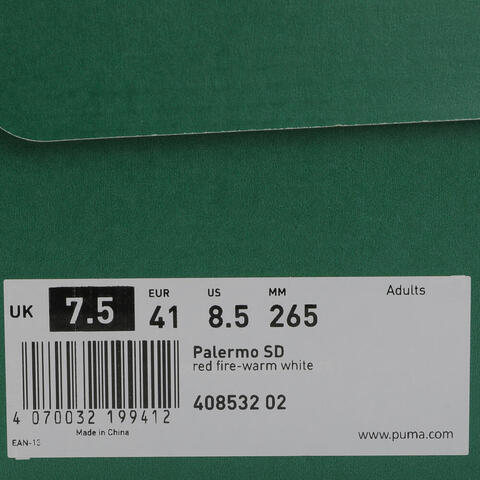 puma彪马2026中性中性-Palermo SD-火红色-暖白Palermo40853202