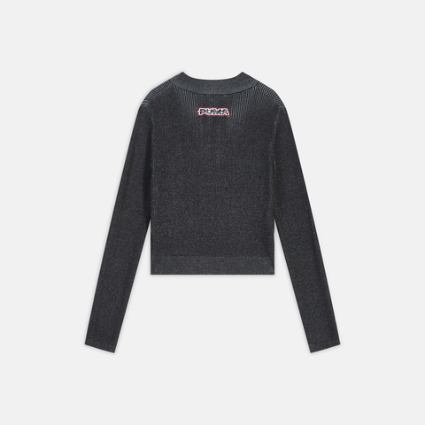 puma彪马2026女子女子-RACE AHEAD SWEATER W-黑色毛线开衫63617301