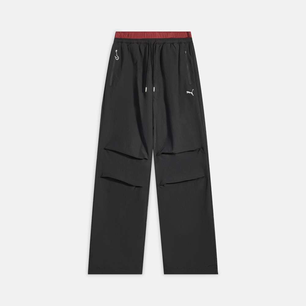 puma彪马2026女子女子-RACE AHEAD WOVEN PANT W-黑色梭织长裤63617401