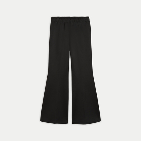 puma彪马2026女子女子-T7 Relaxed Flared Pants-黑色针织长裤63740801