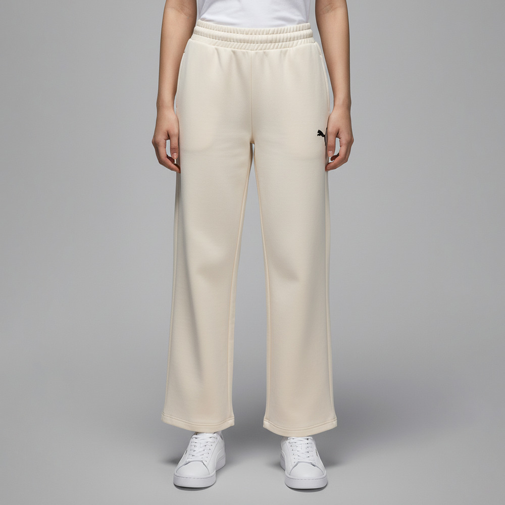 puma彪马2026女子女子-ESS GRAPHICS KNITTED PANT-雪白色针织长裤63744687