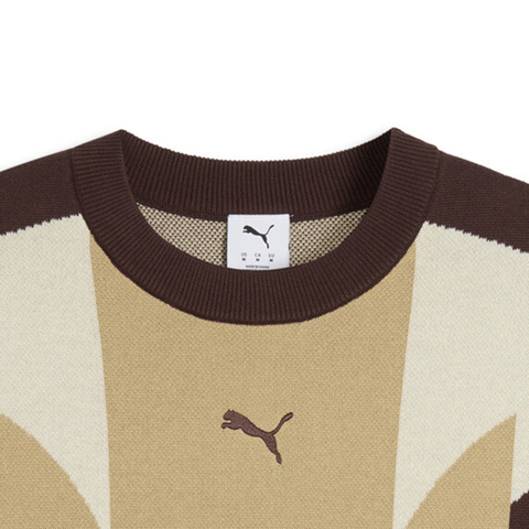 puma彪马2026中性中性-T7 Relaxed Knitted Sweate-雪白色毛线套头衫63688187