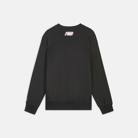 puma彪马2026中性中性-RACE AHEAD CREW TERRY-黑色针织无帽卫衣63603301