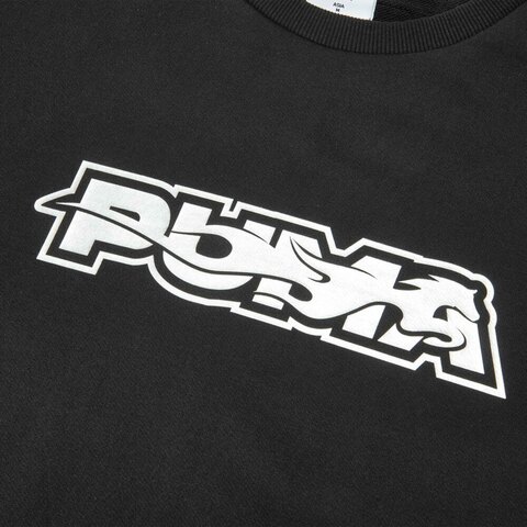 puma彪马2026中性中性-RACE AHEAD CREW TERRY-黑色针织无帽卫衣63603301