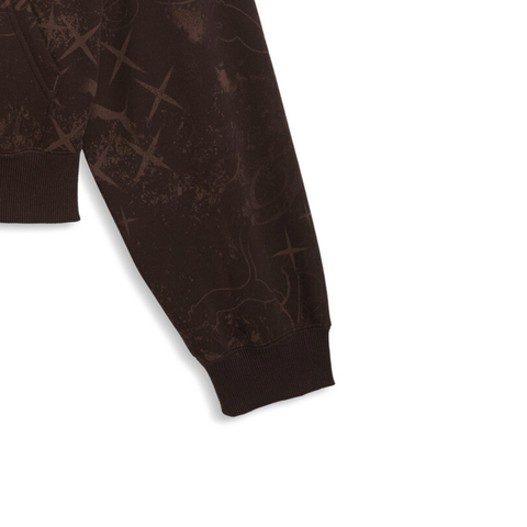 puma彪马2026女子女子-STREET GLAM Short Oversiz-巧克力棕针织连帽外套63706413