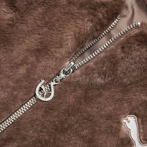 puma彪马2026中性中性-RACE AHEAD FUR JKT-棕色人造毛绒外套63608190