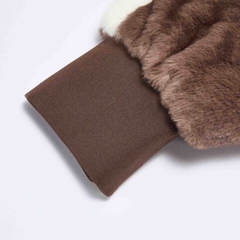 puma彪马2026中性中性-RACE AHEAD FUR JKT-棕色人造毛绒外套63608190