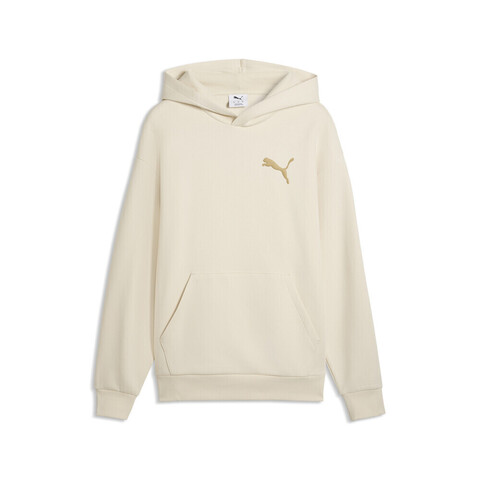 puma彪马2026男子男子-ESS ELEVATED CAT LOGO Rel-雪白色针织连帽卫衣63678987