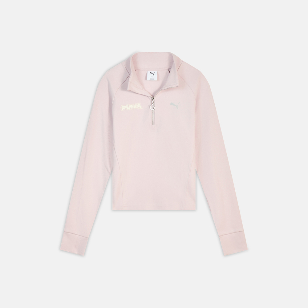 puma彪马2026女子女子-RACE AHEAD CREW W-迷雾紫针织无帽卫衣63617570