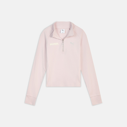 puma彪马2026女子女子-RACE AHEAD CREW W-迷雾紫针织无帽卫衣63617570