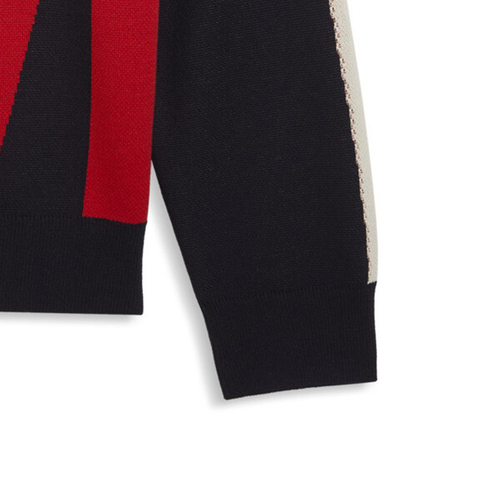 puma彪马2026中性中性-T7 Relaxed Knitted Sweate-海军蓝毛线套头衫63688116