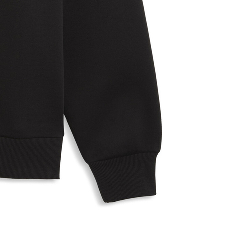 puma彪马2026男子男子-ESS ELEVATED CAT LOGO Rel-黑色针织无帽卫衣63679101